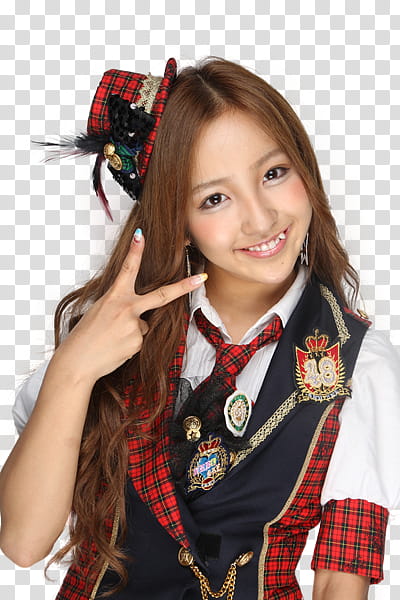 Tomomi Itano AKB render transparent background PNG clipart