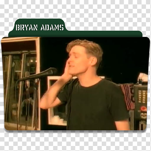 Bryan Adams Folder Icons , Bryan Adams Folder Icon () transparent background PNG clipart