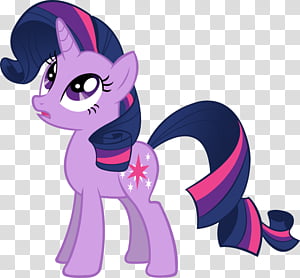Twilight looks fabulous, purple pony Little Pony character illustration transparent background PNG clipart thumbnail