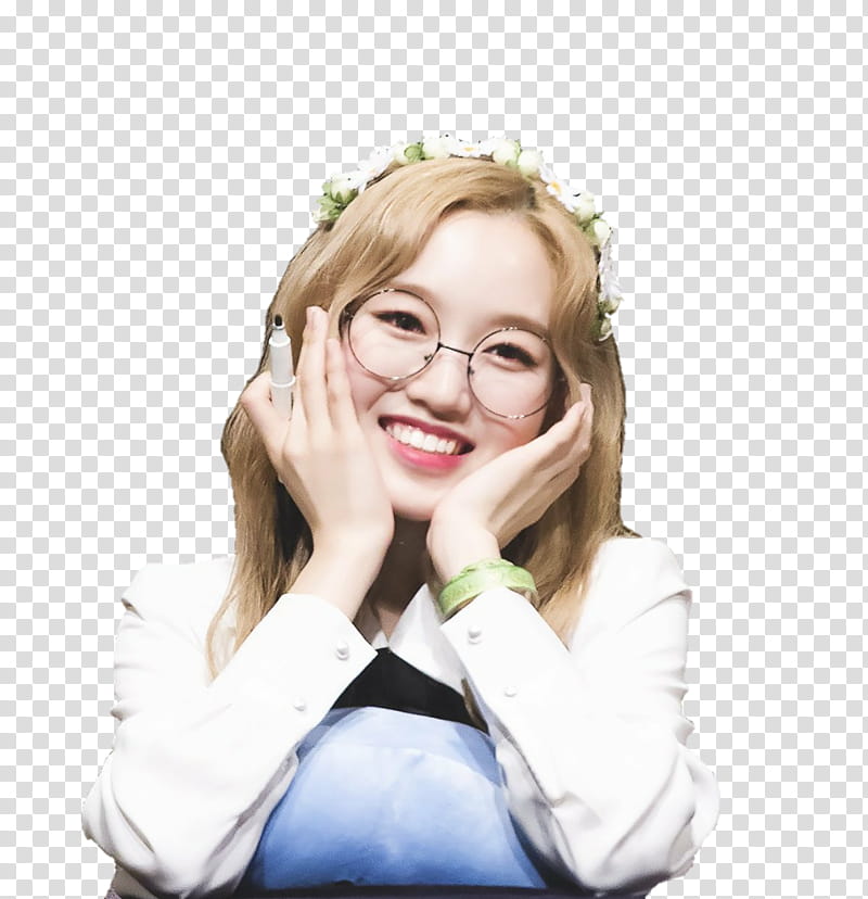 LOONA GOWON, woman holding her face with white pen transparent background PNG clipart