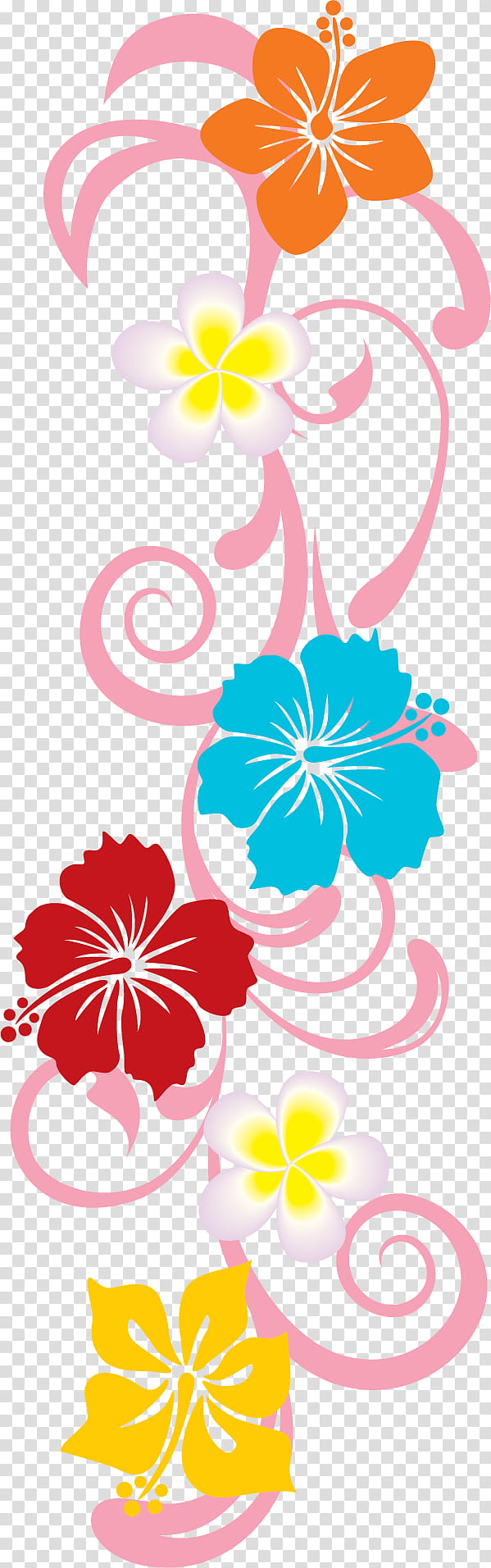 flower border flower background floral line, Hawaiian Hibiscus, Plant, Petal, Mallow Family, Floral Design transparent background PNG clipart