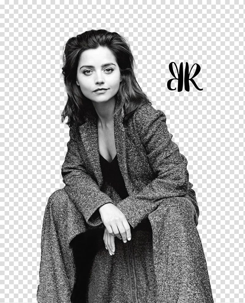 JENNA COLEMAN, sitting woman while smiling and wearing robe transparent background PNG clipart