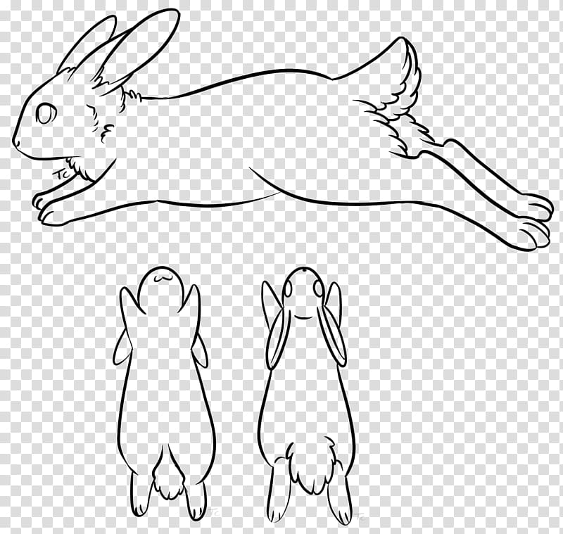 Rabbit Ref Base Free to Use, rabbit sketch transparent background PNG clipart