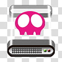 THE ULTIMATE COLLECTION, PINK SKULLY HD icon transparent background PNG clipart