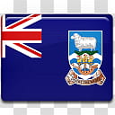 All in One Country Flag Icon, Falkland-Islands- transparent background PNG clipart