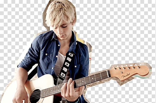 R, man playing guitar transparent background PNG clipart