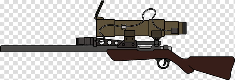 Walfas Custom, TF Sniper Rifle, brown and gray rifle transparent background PNG clipart