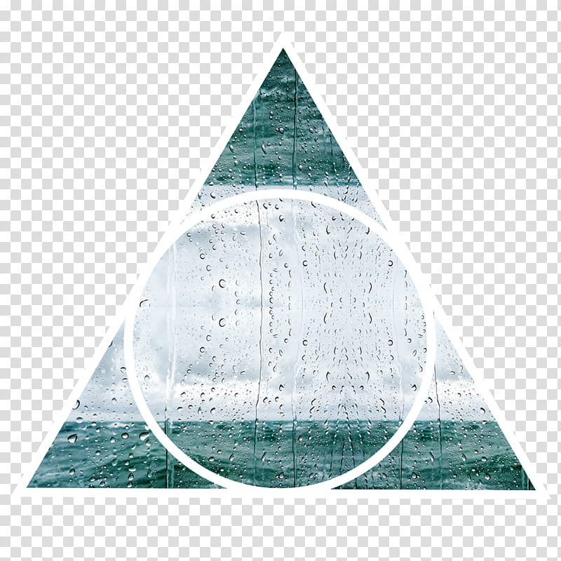 Rad s, circle and triangle frame with water dew illustration transparent background PNG clipart