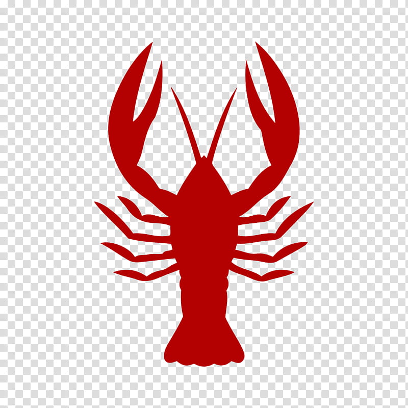 Leaf Symbol, Crayfish, Lobster, Seafood Boil, Louisiana Crawfish, Cajuns, Red, Antler transparent background PNG clipart