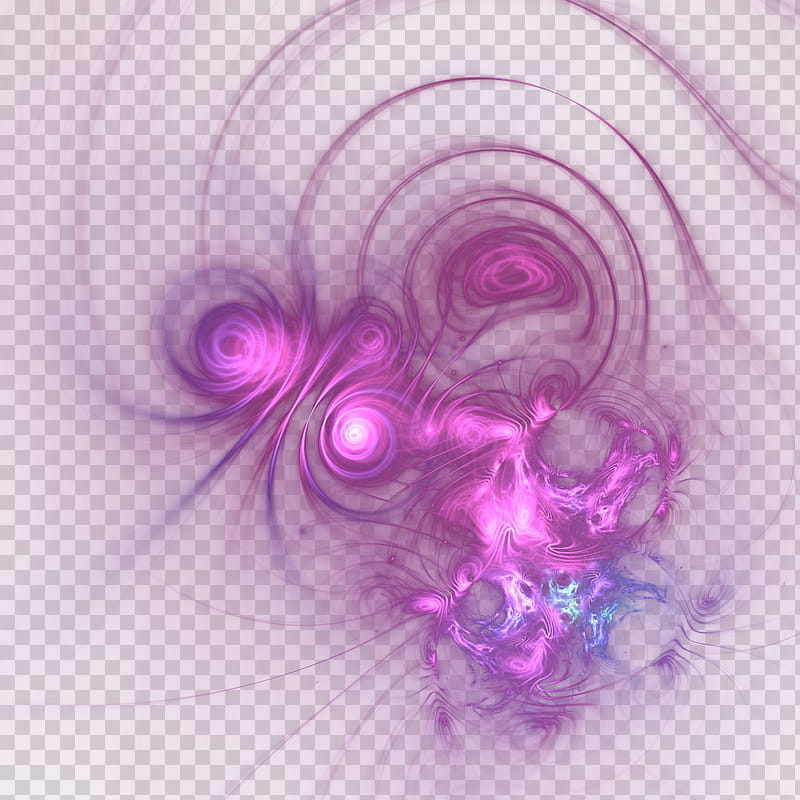 Fractal  Nebular, pink and purple abstract transparent background PNG clipart