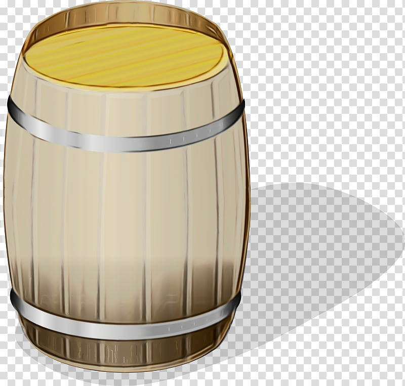 barrel rain barrel cylinder, Watercolor, Paint, Wet Ink transparent background PNG clipart