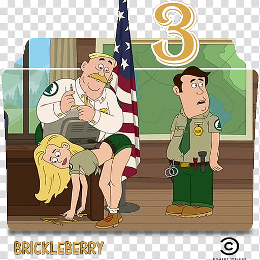 Brickleberry series and season folder icons, Brickleberry S ( transparent background PNG clipart