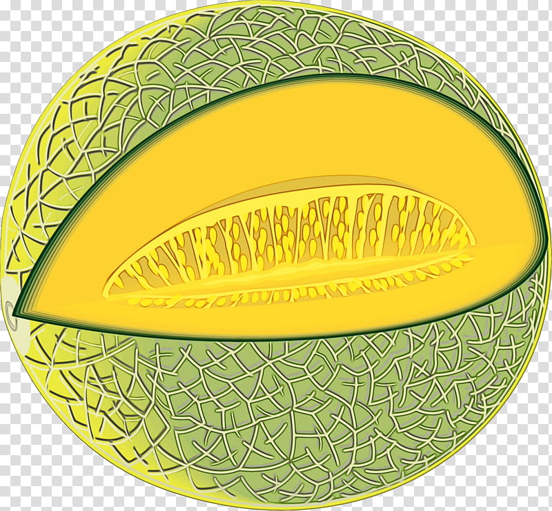 Yellow, Fruit, Ball, Galia, Muskmelon, Rugby Ball, Sports Equipment transparent background PNG clipart