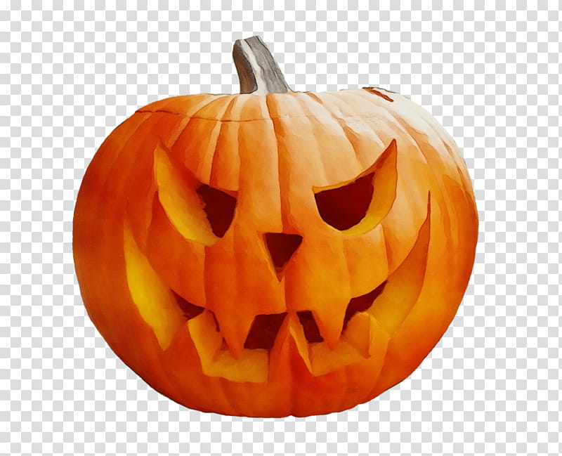 Halloween Pumpkin Art, Watercolor, Paint, Wet Ink, Jackolantern, Carving, Vegetable Carving, Halloween transparent background PNG clipart
