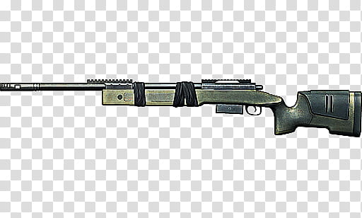 Battlefield  Weapons Render, green and black hunting rifle transparent background PNG clipart