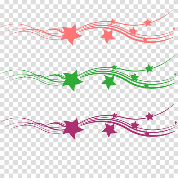 , three assorted-color stars shades illustration transparent background PNG clipart