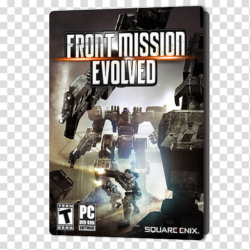 PC Games Dock Icons , Front Mission Evolved, Front Mission Evolved PC DVD-ROM case transparent background PNG clipart