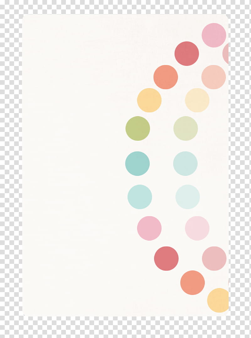 My Happy Place Journal Cards , white and pink polka dot textile transparent background PNG clipart
