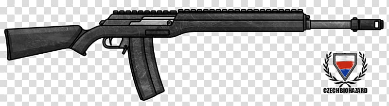 Fictional Firearm: HC- Battle Rifle, black rifle illustration transparent background PNG clipart