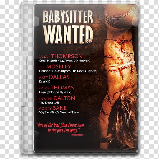 Movie Icon Mega Babysitter Wanted Babysitter Wanted Dvd Case