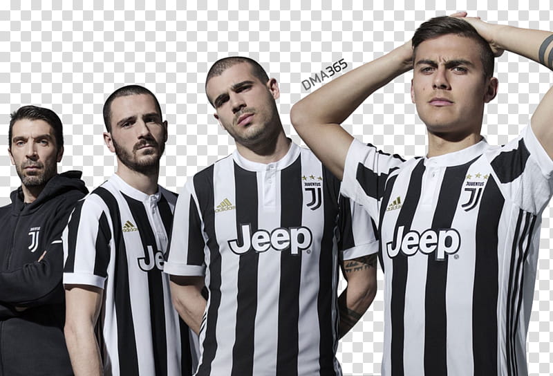 Buffon, Bonucci, Sturaro, Dybala transparent background PNG clipart