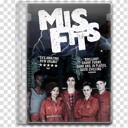 TV Show Icon , Misfits, misfits movie case cover transparent background PNG clipart