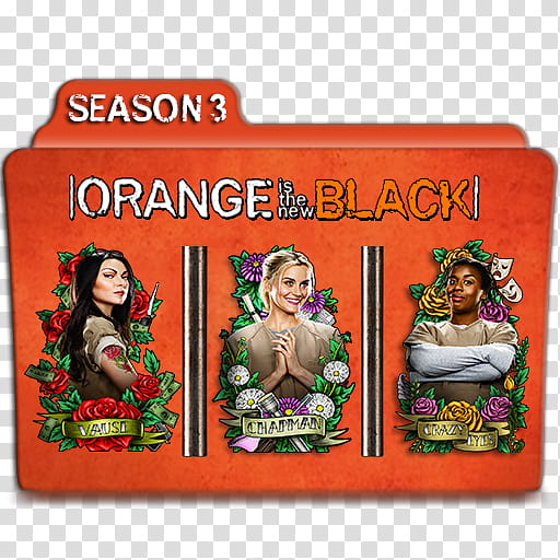 Orange Is The New Black folder icons Season , OITNB S I transparent background PNG clipart