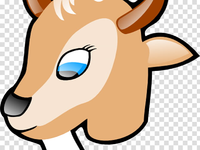 Goat, Boer Goat, Drawing, Cartoon, Nose, Head, Snout, Ear transparent background PNG clipart