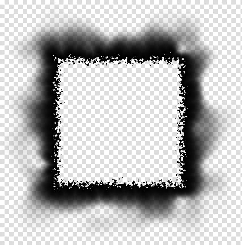 black frame art transparent background PNG clipart