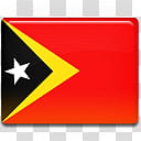 All in One Country Flag Icon, Timor-Leste-Flag- transparent background PNG clipart