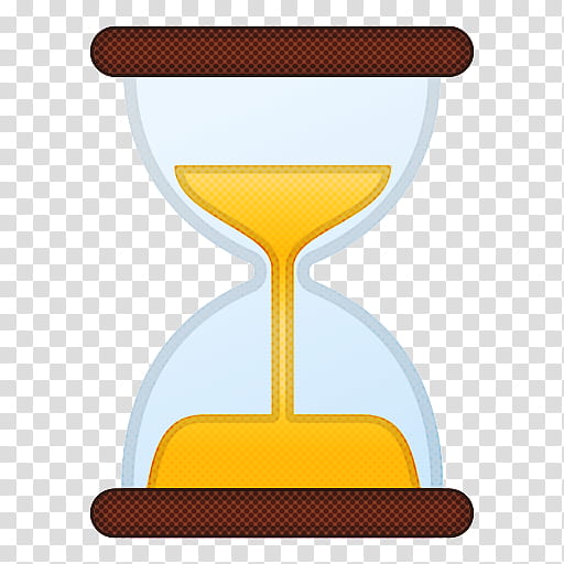 Emoji, Computer Icons, Hourglass, Clock, Watch, Emojipedia, Hourglass Sand Timer, Yellow transparent background PNG clipart