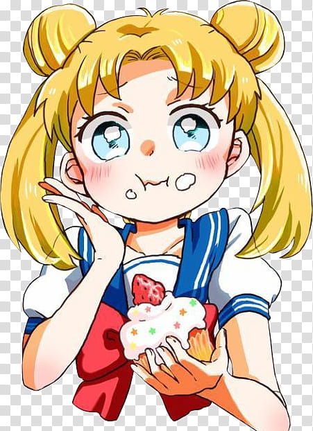 Sailor Moon Usagi Tsukino, yellow-haired female anime illustration transparent background PNG clipart