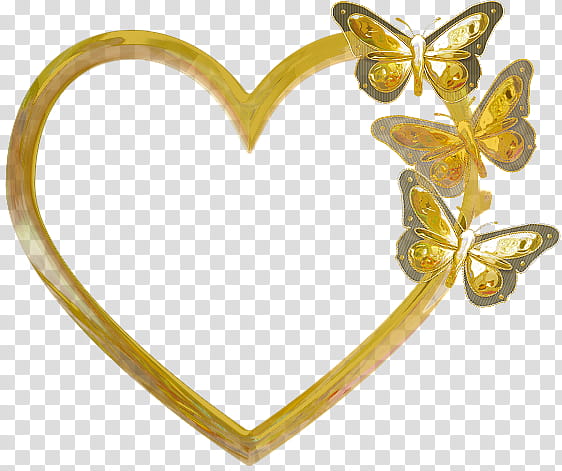 Love Background Heart, M Butterfly, Insect, Body Jewellery, Membrane, Yellow, Metal transparent background PNG clipart