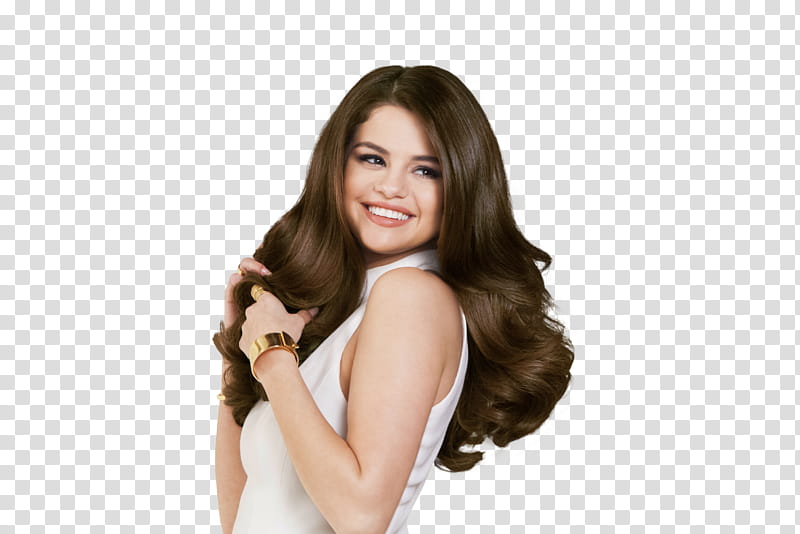 Selena Gomez , Selena Gomez wearing white halter dress transparent background PNG clipart
