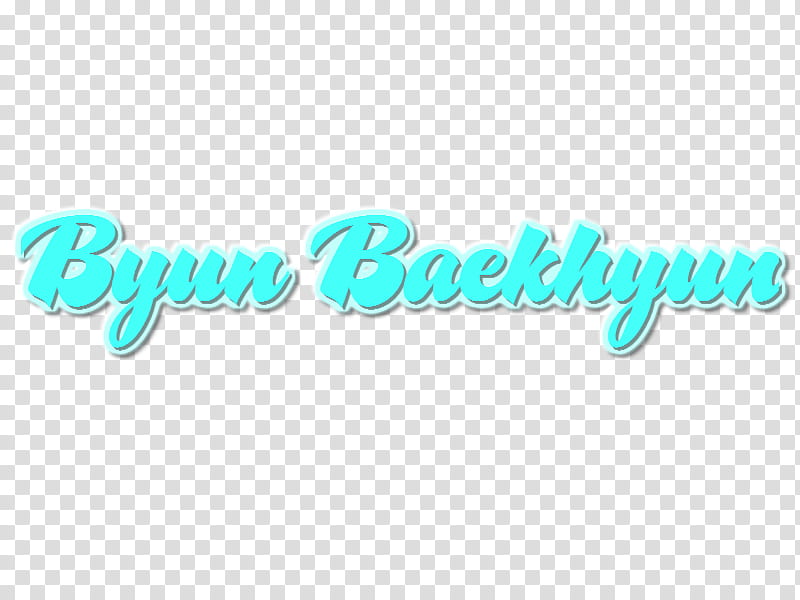 REQUESTED Byun Baekhyun Text transparent background PNG clipart