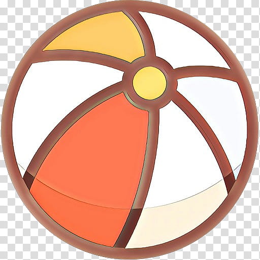 Volleyball, Beach Ball, Game, Sports, Orange, Spoke, Wheel, Rim transparent background PNG clipart