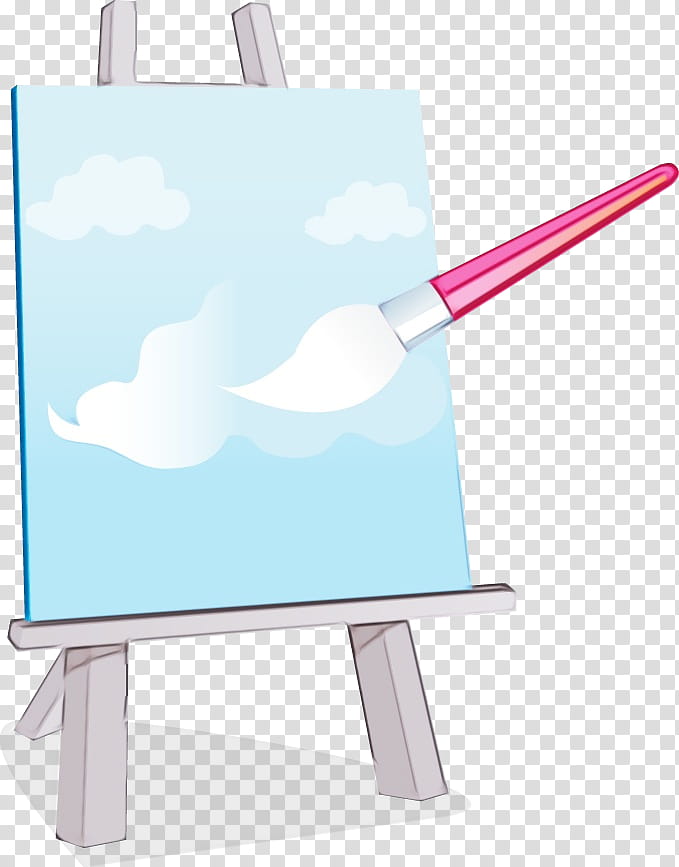 easel whiteboard, Watercolor, Paint, Wet Ink transparent background PNG clipart