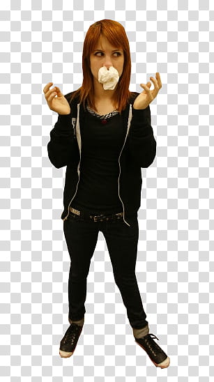 Hayley M Extra, Paramore vocalist transparent background PNG clipart