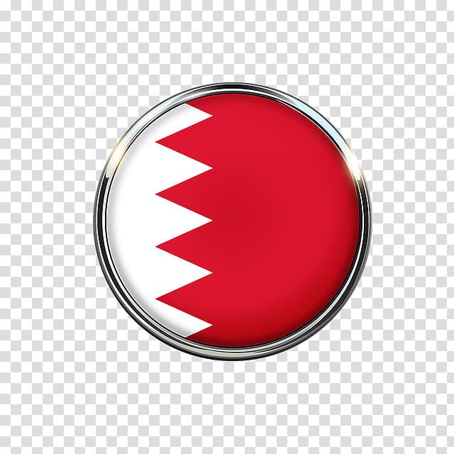 Flag, Flag Of Bahrain, Logo, Flag Of Thailand, Red, Emblem, Circle, Metal transparent background PNG clipart