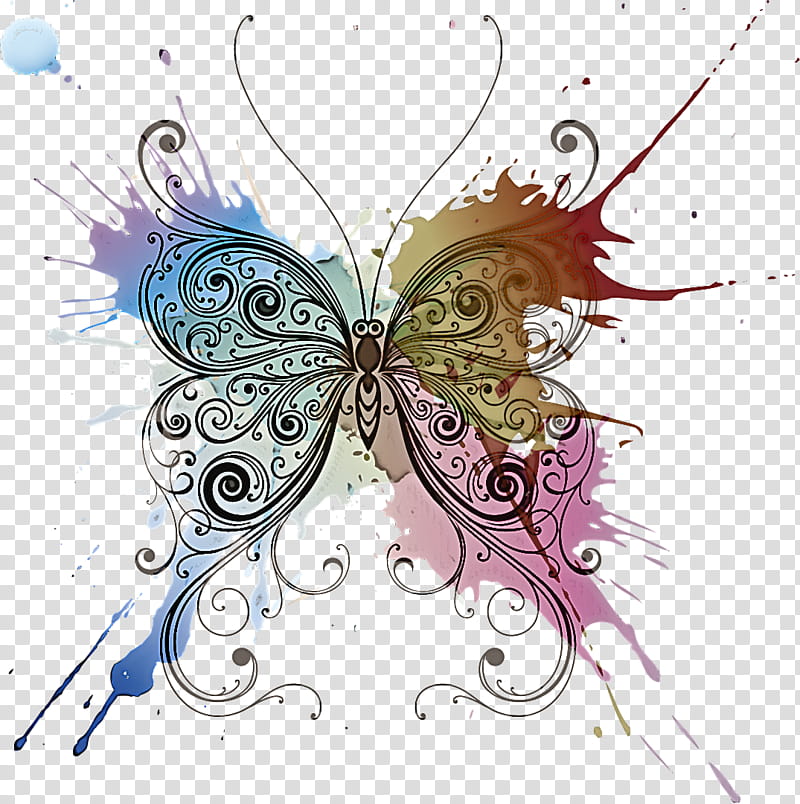 Feather, Butterfly, Moths And Butterflies, Wing, Insect, Pollinator, Visual Arts transparent background PNG clipart