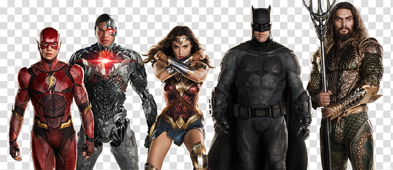 Justice League, assorted DC character illustrations transparent background PNG clipart