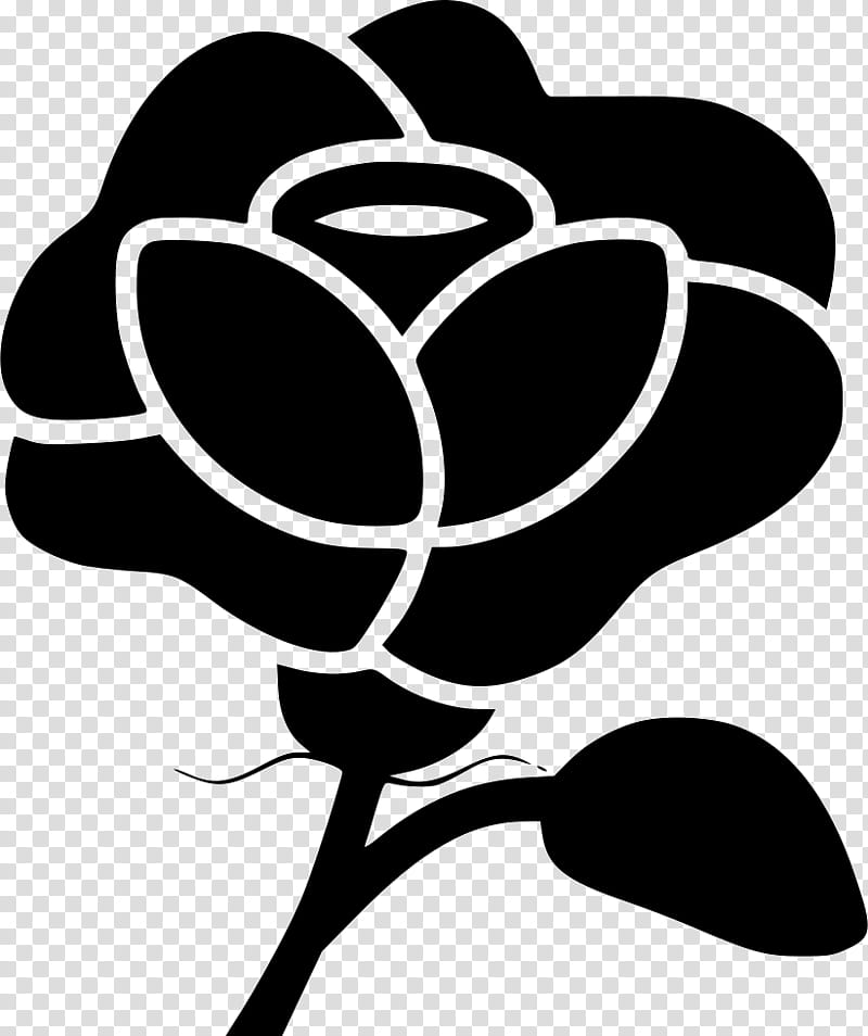 Black And White Flower, Rose, Petal, Black And White
, Leaf, Plant, Flora, Tree transparent background PNG clipart