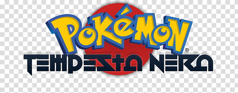 Pokemon Tempesta Nera Logo transparent background PNG clipart