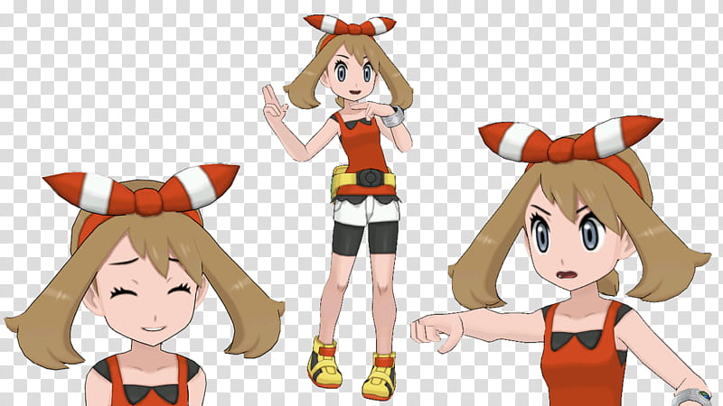 MMD Pokemon, May ORAS DL, Pokemon character transparent background PNG clipart