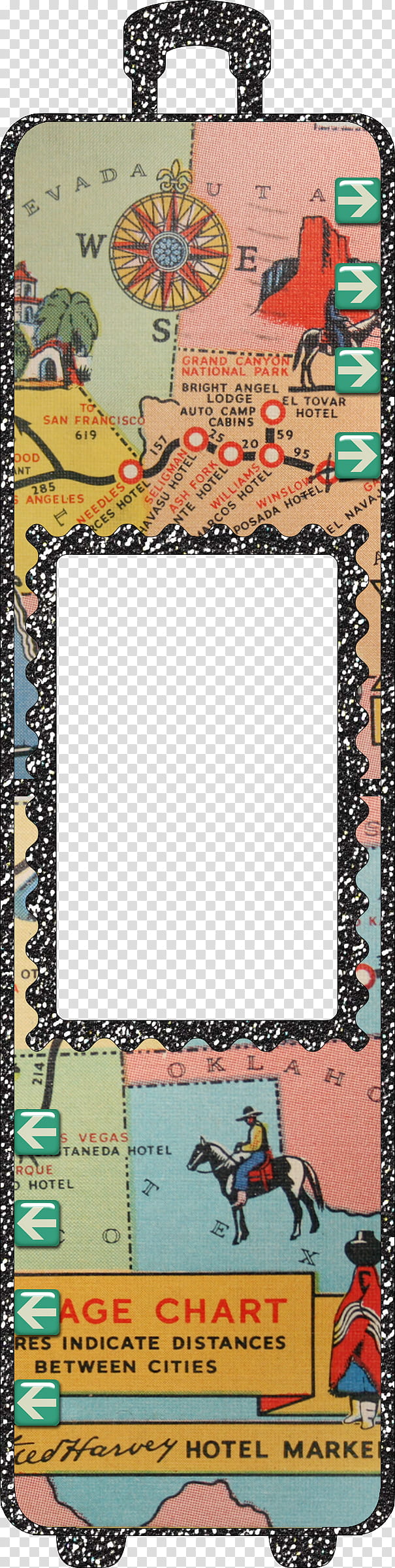 Map it Out Bookmarks, multicolored luggage ba gillustration transparent background PNG clipart
