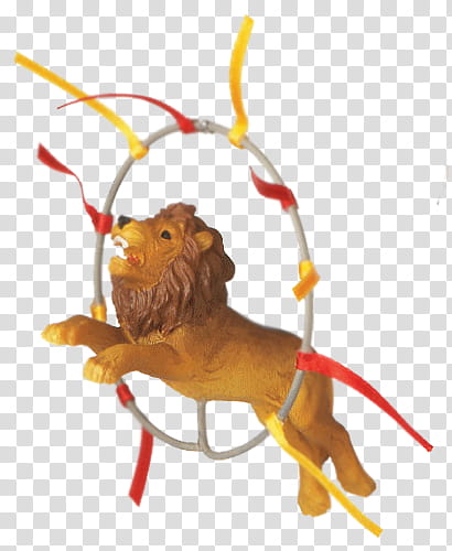 Circus, lion plastic toy transparent background PNG clipart