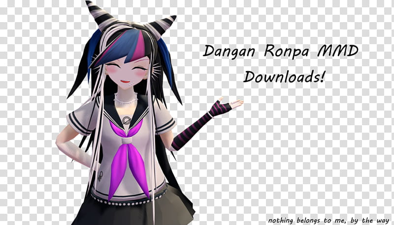[MMD] Danganronpa Masterlist transparent background PNG clipart