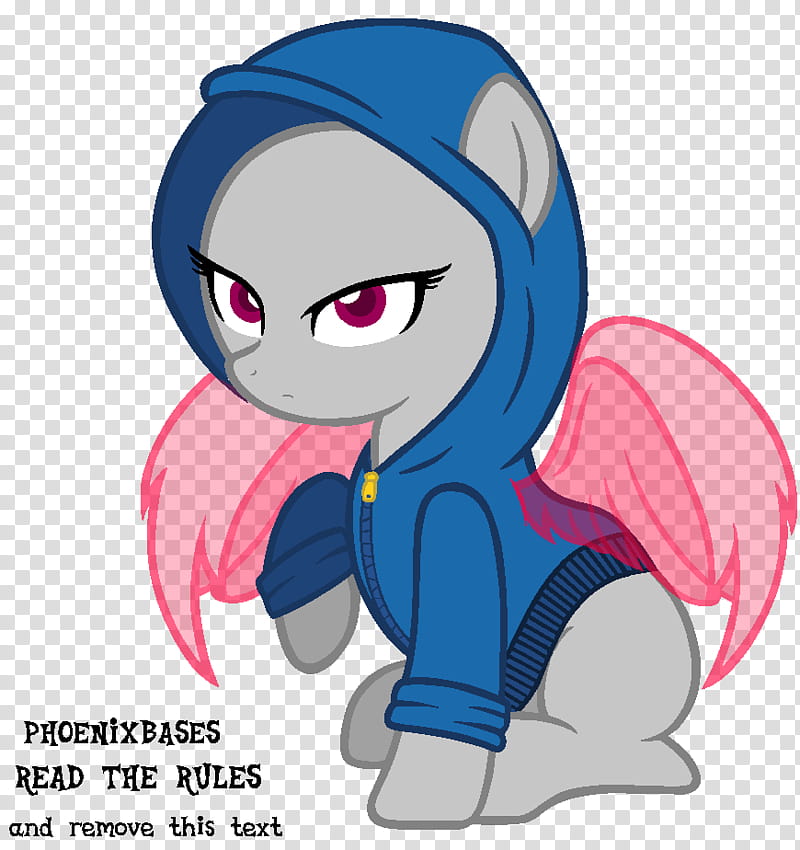 MLP Base Hoodie pony, Phoenix bases Read the Rules illustration transparent background PNG clipart