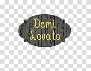 textos de Demi Lovato transparent background PNG clipart thumbnail