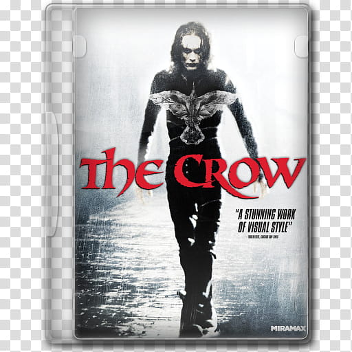 the BIG Movie Icon Collection C, The Crow v, The Crow DVD case transparent background PNG clipart